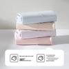 Runwei 4-Pack 10A Antibacterial 100% Cotton Mid-Waist Women's Briefs