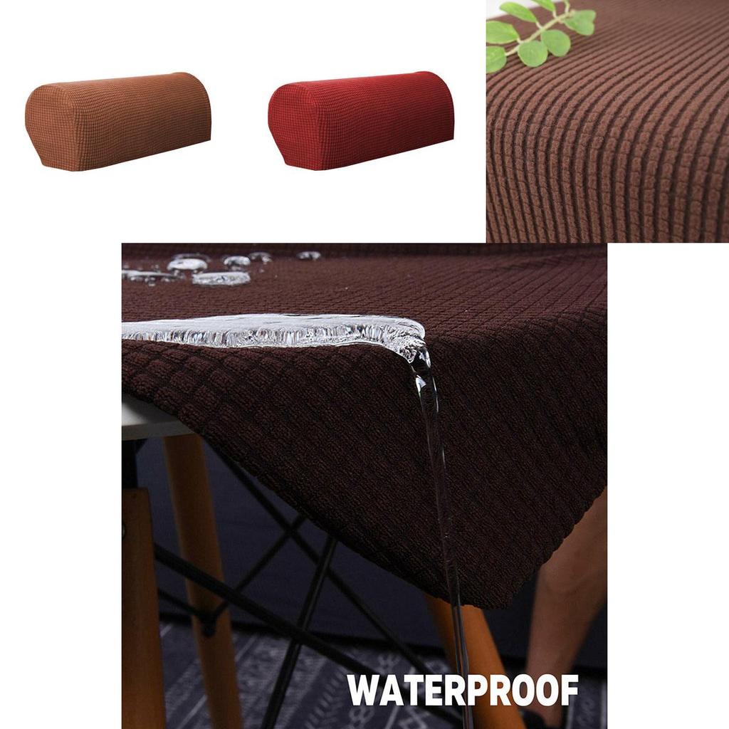 2pcs Covers Armrest Stretch Set Chair Sofa Arm Protectors Couch Removable Cover