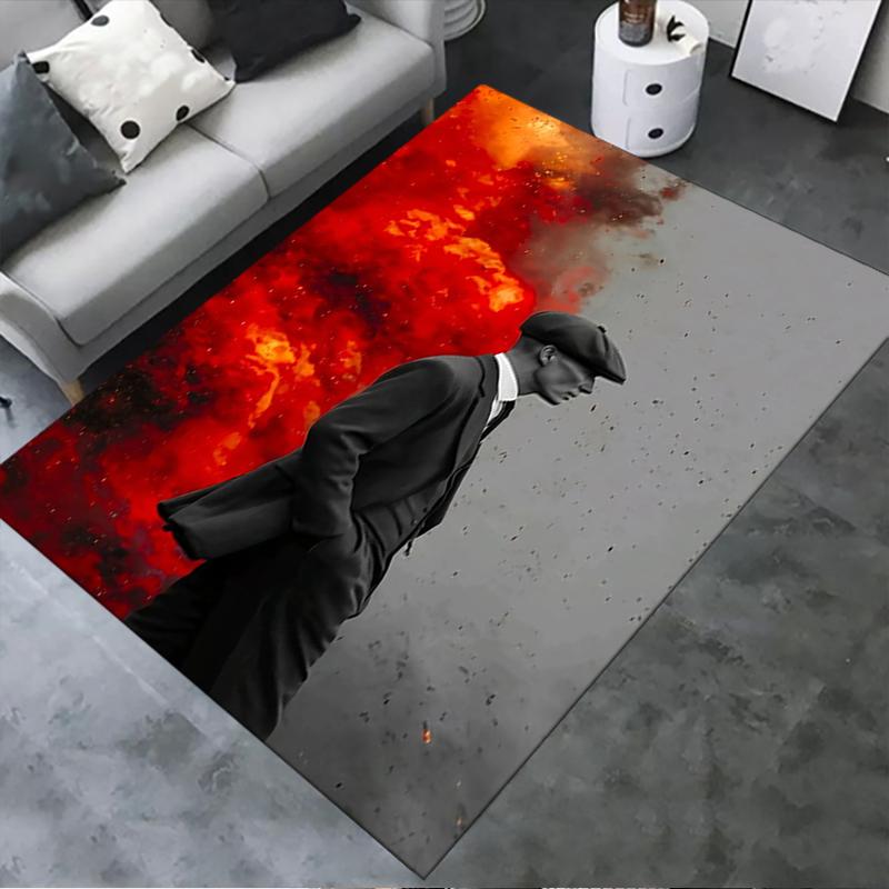 Thomas Shelby Carpet Rug for Living Room Bedroom Home Sofa Decoration,Kids Play Non-slip Floor Mat