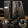 CaseMe Retro Magnetic PU Leather Wallet Phone Case For Samsung Galaxy S26/S26 Plus/S26 Ultra Shockproof Card Holder Pocket Cover