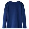 T-shirt enfants à manches longues bleu marine 92/104/116/128/140