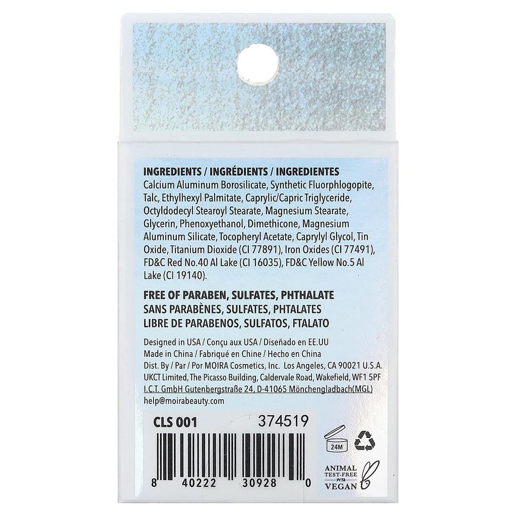 Moira Beauty, Chroma Light Shadow, 01 Fairy Dust, 1.4g (0.05oz)