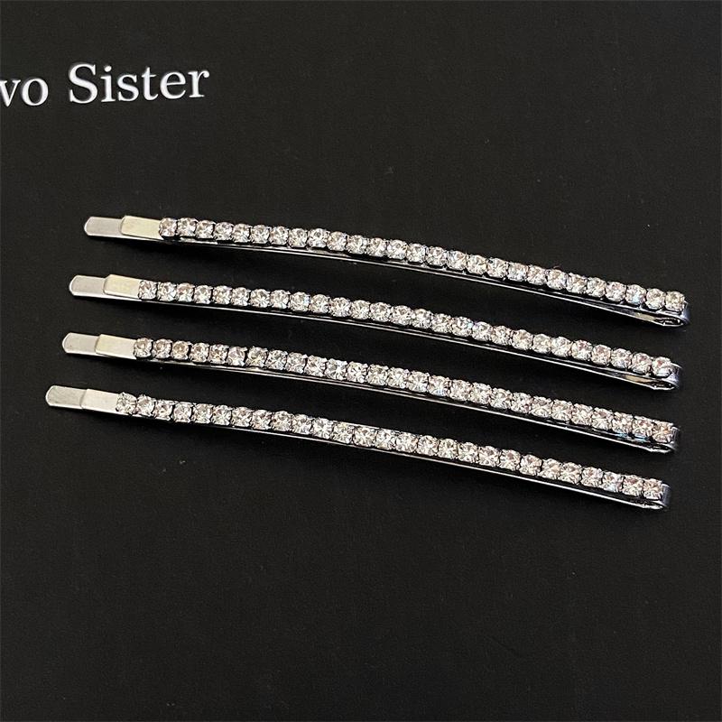 Bling Křišťálové Sponky do Vlasů Set Kamínkové Květiny Boční Pinetky Sladké Elegantní Pinetky Vlásenka Ženy Vlasové Doplňky