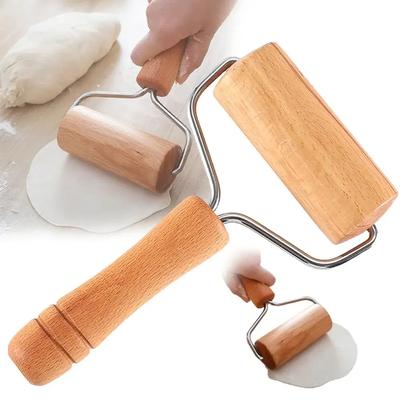 Holz Nudelholz Hand Teigroller für Gebäck Fondant Keksteig Chapati Pasta Bäckerei Pizza Küchenwerkzeug Teigroller