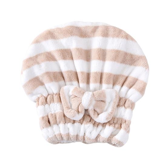 Czepek do suszenia włosów Chłonny ręcznik do włosów z kokardą Kontrola puszenia Szybkoschnący turban do owijania mokrych włosów dla kobiet Kąpiel Prysznic Spa