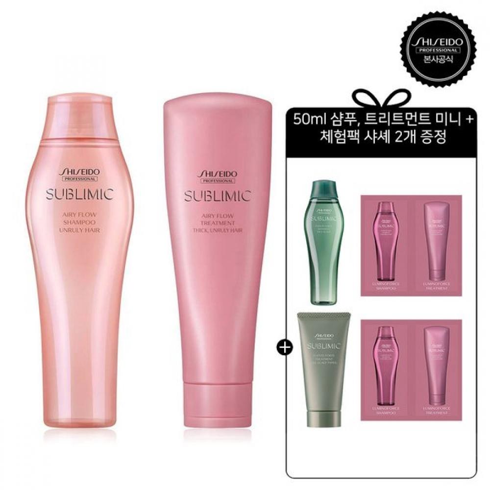 Shiseido Professional Airy Flow Shampoo 250ml + Treatment 250g Single option
