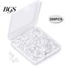 200 Pièces Remplacements DIY Doux Transparent Silicone Boucle d'Oreille Sécurité Dos Embrayage Bouchon