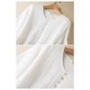 Japanese Style Summer Linen Dress Women Pure Color Slim Loose Long Dress Cotton Flowy Casual