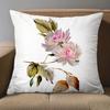 1 Pieces Vintage Watercolor Floral Throw Pillow Covers Pattern Cushion Cover Suitable For Sofa Bedroom Car Pillow Cover