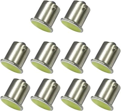 Biqing S25 LED Back Lamp G18 S25 LED Single COB Light White LED S25 Turn Signal Set of 10
