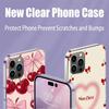 Cherry Bow Phone Case For Iphone 17 Air 15 Pro 14 Plus 16 Pro Max 17E 16E 12 13 Mini 11 Cover Cute Fundas