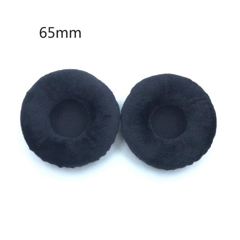 2Pieces Comfortable Earpads 60mm-110mm Headphone Headset Earmuffs Memory Foam CoverHeadphone Ear Pads Accessories