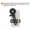 Light Weight Portables Phone Brackets Telescopic Observation Phone Mount for Camping & Uranological