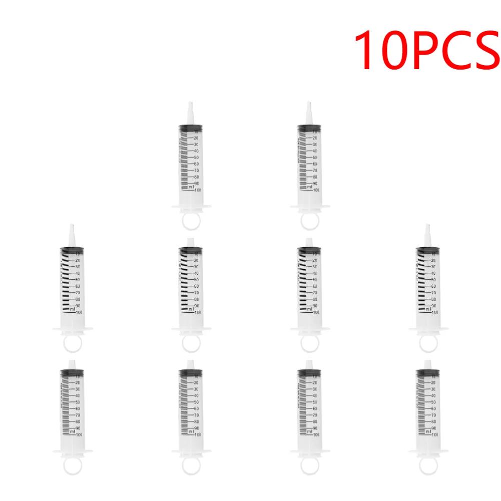 100ml Syringe Glue Filling Feeding Syringe Nutrient Sterile Health Without Needle Watering Refilling for Industrial Hydroponics
