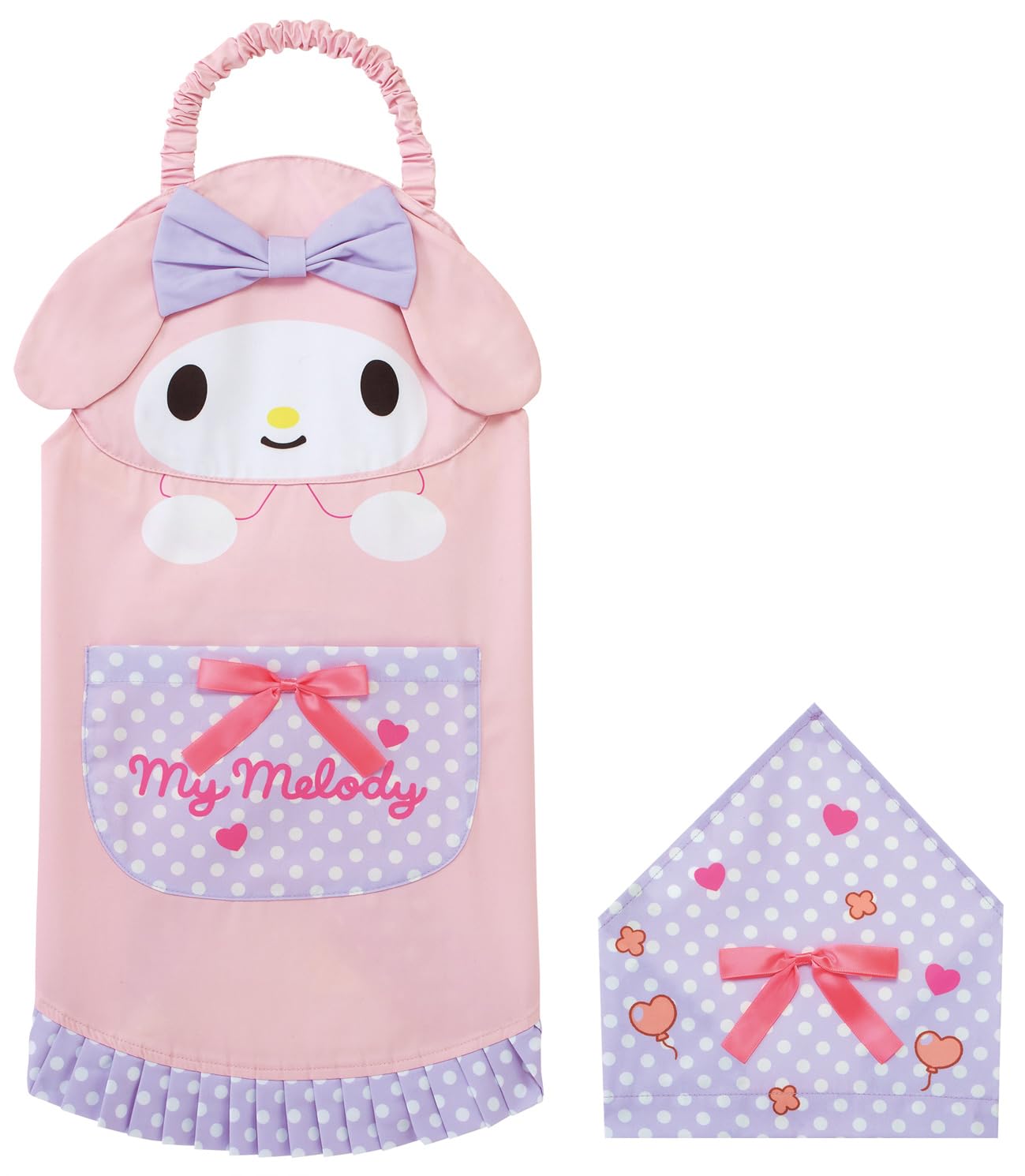 

Набор: фартук и шарф для фигуриста с именем Sanrio My Kids, 110-130 см, бирка, Мелоди, девочки, KNE1-A