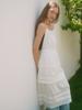 UNNOUT Detachable Cotton Maxi Dress Ivory