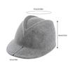 Soft Wool Equestrian Hat Breathable Elegant Hat Wool Felted Cycling Hat for Equestrian Training and Daily Wear