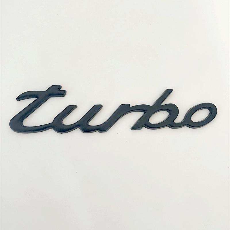 

3D Metal TURBO Car Rear Boot Trunk Side Fender Car Emblem Badge Sticker Decals чёрный