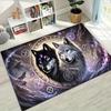 Wolf-themed Rug, Non-slip Rug, Suitable for Living Room, Bedroom, Game Room, Computer Room and Home Décor.