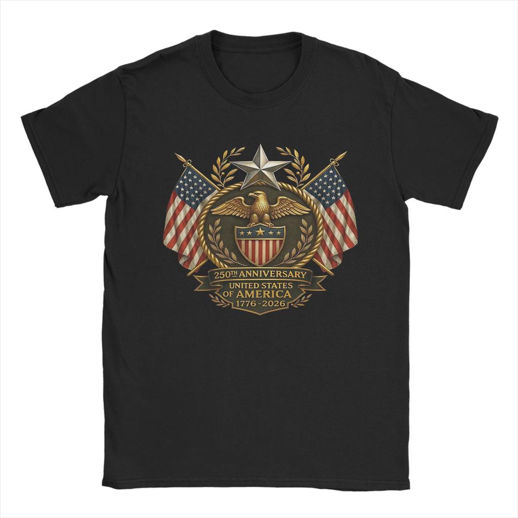 Unisex Women 250 Years American Anniversary Shirt 100 Cotton Graphic Printed TShirt  Clothing Outfits