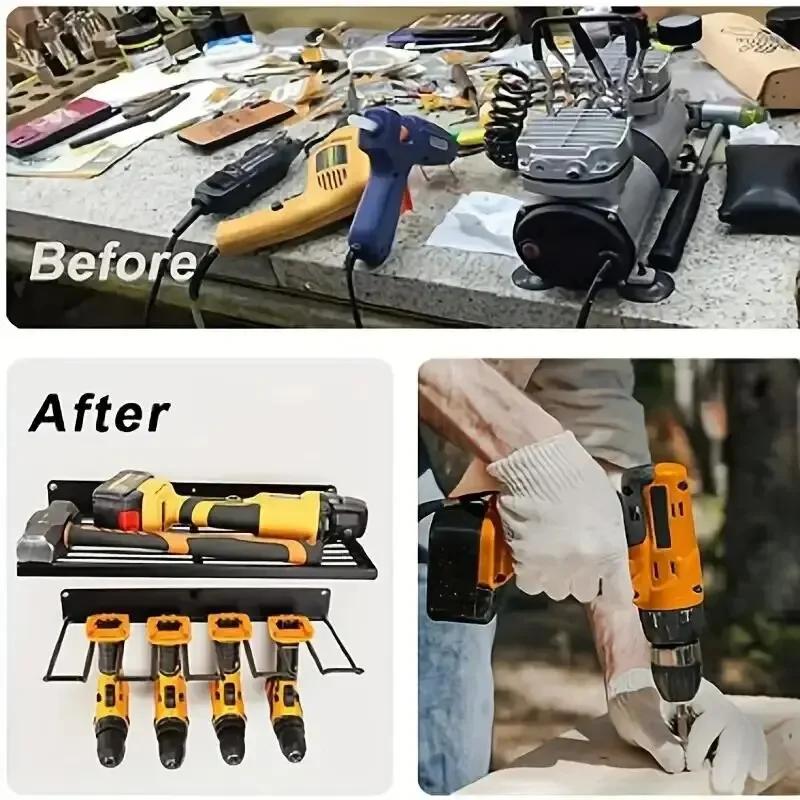 Screw Holder Wall Hanger, Wooden Pliers Holder, Hammer Holder, Tool Holder, Garage Workshop Wooden Tool Storage Organizer