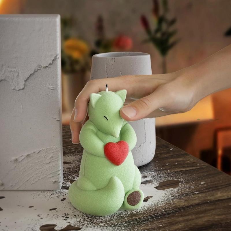 Animal Shaped Candle Mold Gypsum Ornament Mould Home Decoration Molds Handmade Jewelry for Aromatherapys Enthusiasts