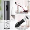 COKUNST Electric Wine Opener, 4-in-1 Wine Bottle Opener Set with Base, Cordless Automatic Battery Operated Corkscrew with Foil Cutter, Pour, Vacuum