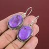 Purpurite Earrings Natural Gemstone Earring 925 Sterling Silver Earring Beautiful Vintage Earring Handmade Elegant Jewelry Anniversary Gifts