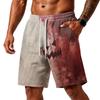 Men's Loose Shorts with Pockets - Layer Fabric Gym Training Beach Shorts