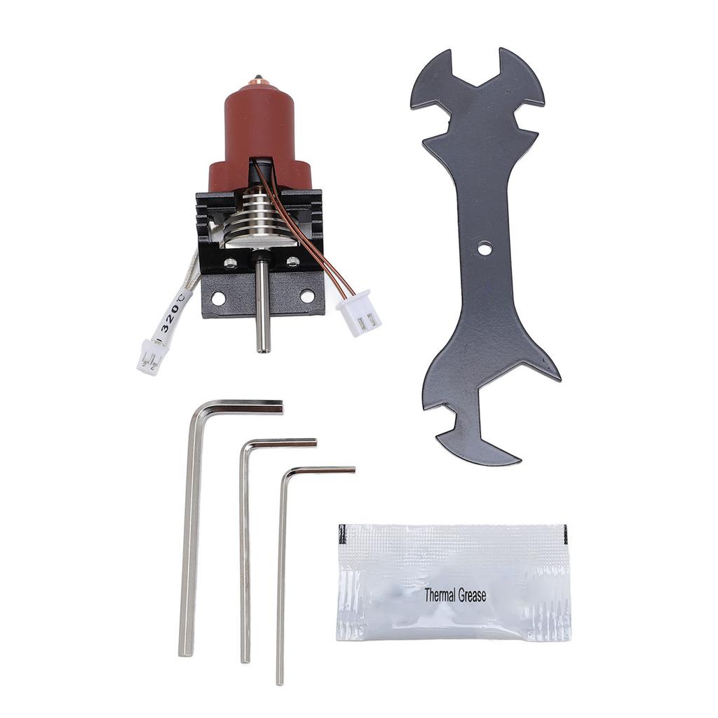 All Metal Integrated Nozzle Hotend Kit 320 Celsius  600mms Ceramic Heating Block Hotend Kit for K1 K1