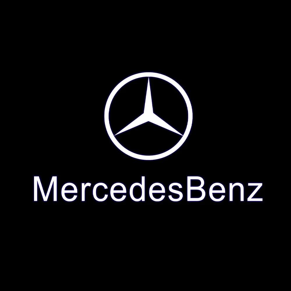 C200 E200  For Mercedes Benz Car LED Door Welcome Lights for Mercedes Benz M E B A C GL Class W166 E200l E300L E450L W212 W246 W