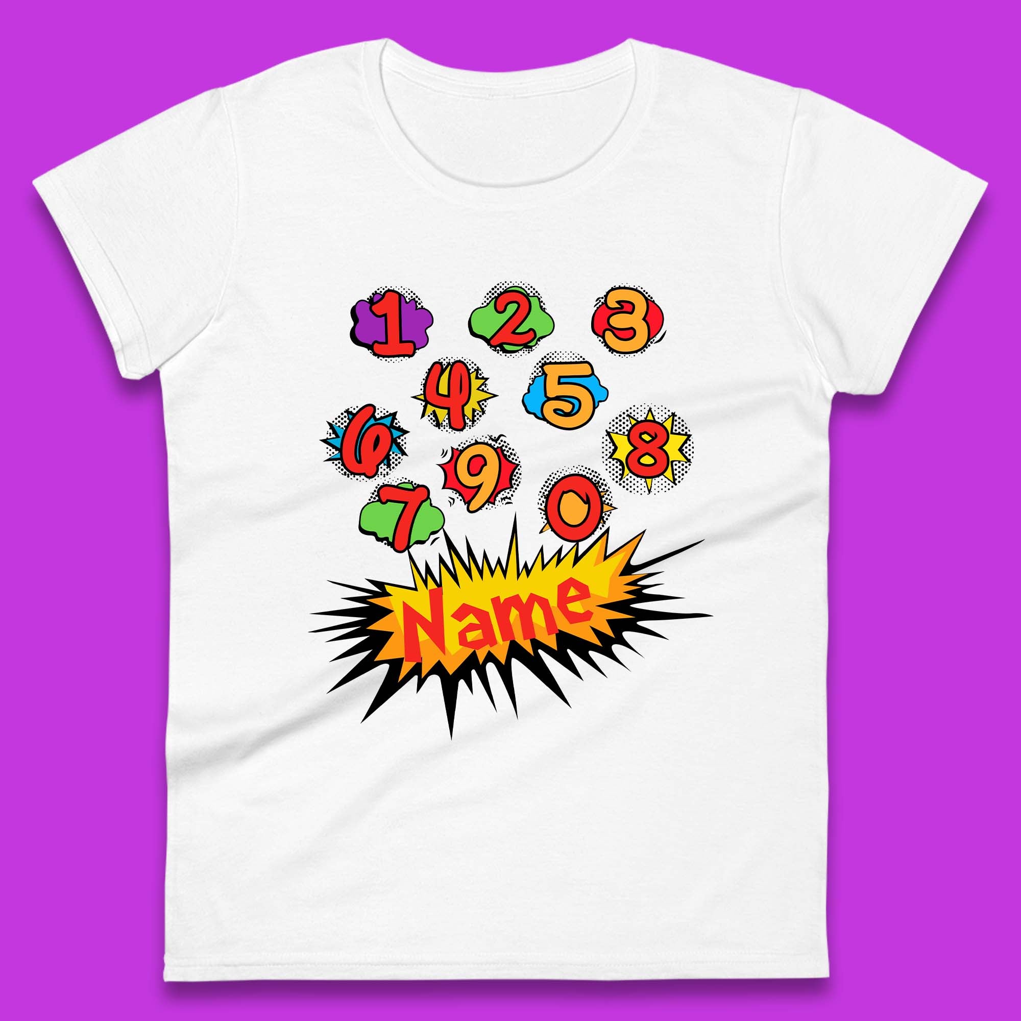 Personalised Number Day Womens T-Shirt Mens Tops Tees Unisex 2XL