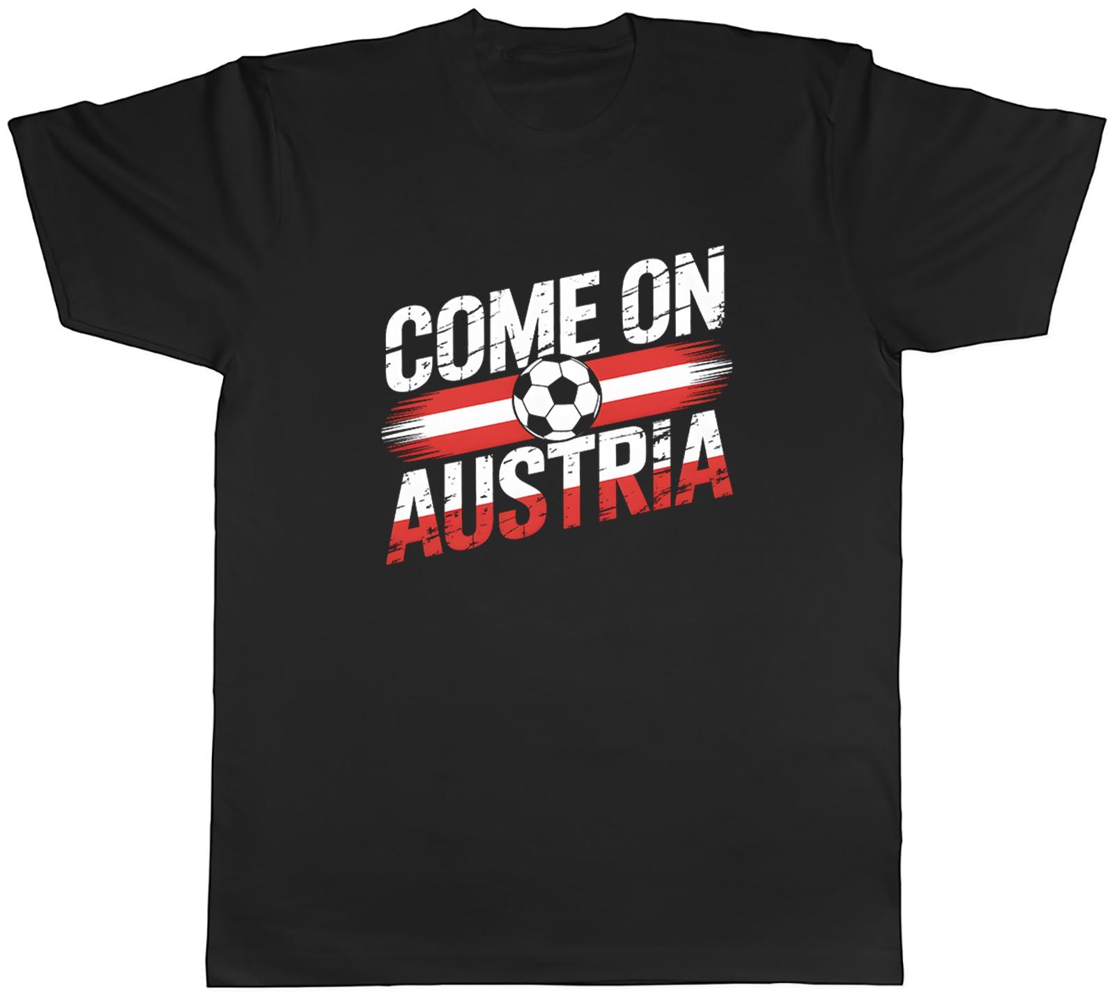 Come on Austria Supporter Football Fan Mens T-Shirt Tee Gift Top XXXL