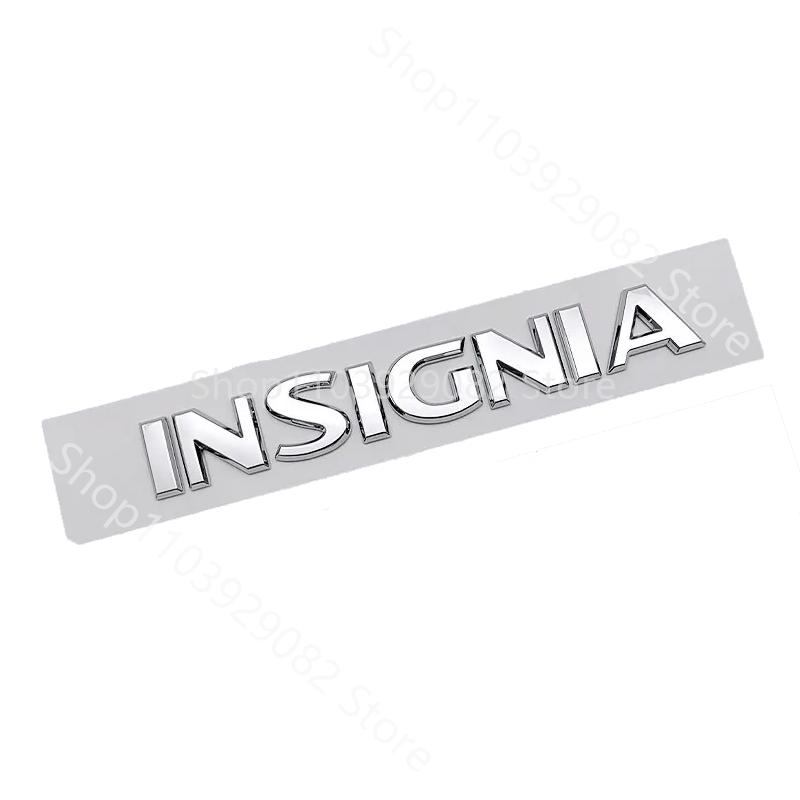 

ABS INSIGNIA Badge Car Body Trunk Fender Adhensive Emblem 3D Decal Sticker For Opel Vauxhall Insignia GTC OPC Styling серебряный