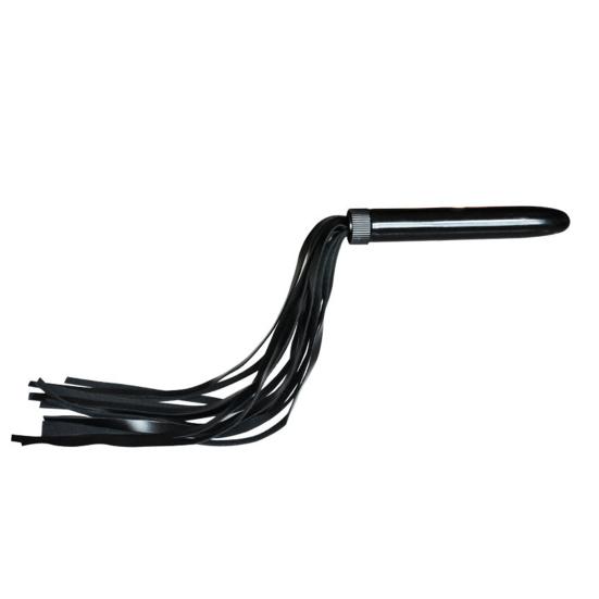 Faux Leather Spanking Fetish Whip Toys for Sensation Flogger Sex Play Ergonomic Non-Slip Handle BDSM Whip