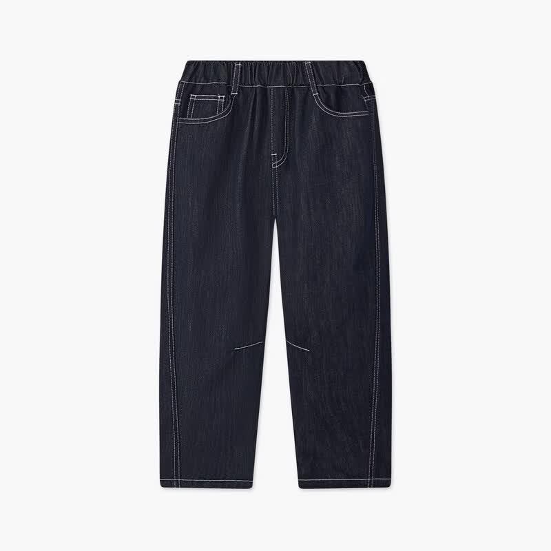 MQD Boys' Classic Contrast Stitch Denim Jeans