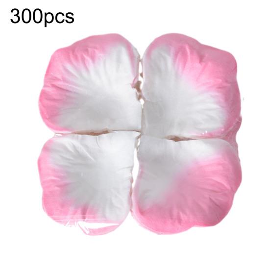 300 Pcs Faux Silk Rose Petals Artificial Flower Petals Decoration for Wedding Flower Girl Basket Dinner Table Centerpiece Party Confetti
