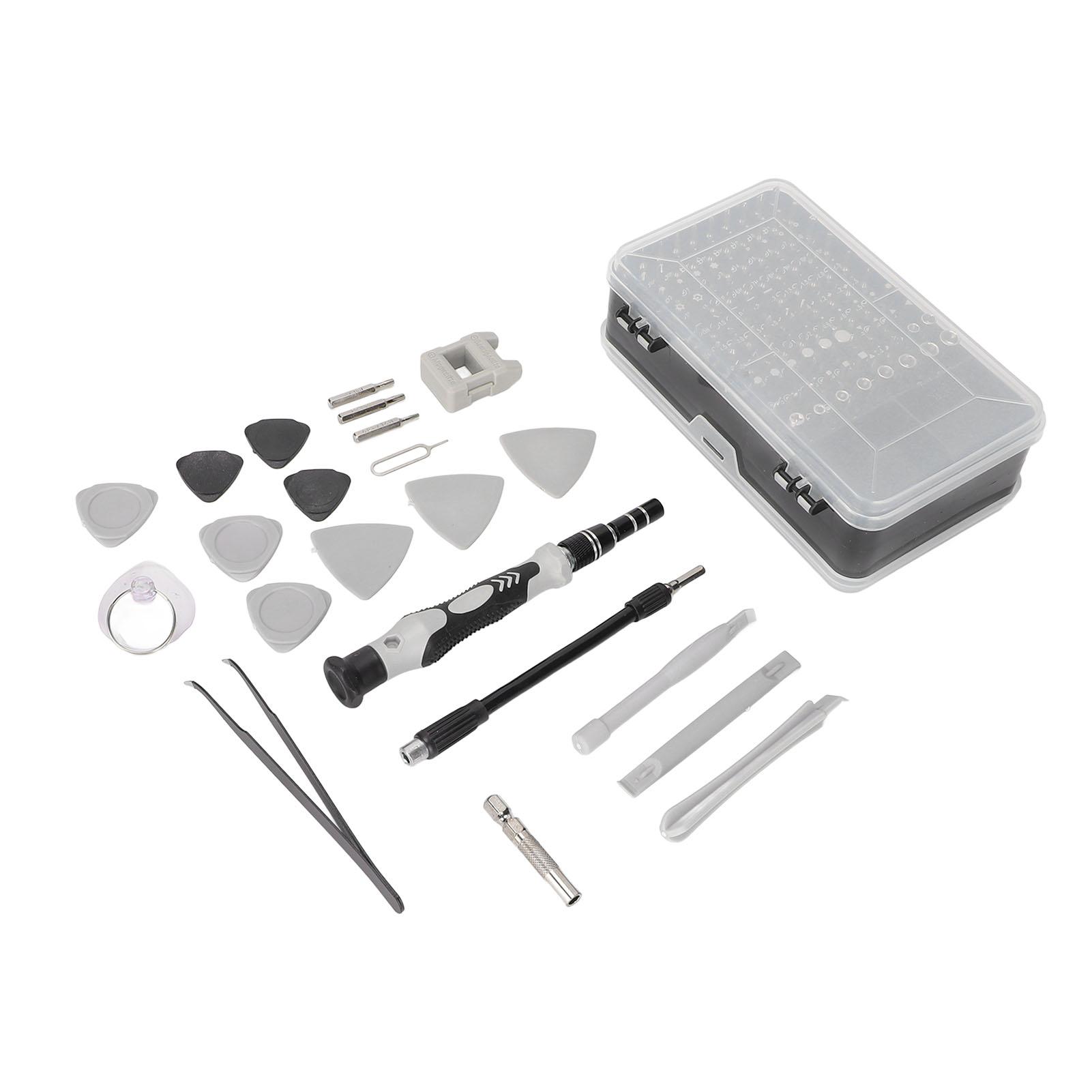 122 in 1 Screwdriver Set Adjustable Magnetic Suction Screwdriver Kit for Computer Glasses PC Laptop Mobile Phone