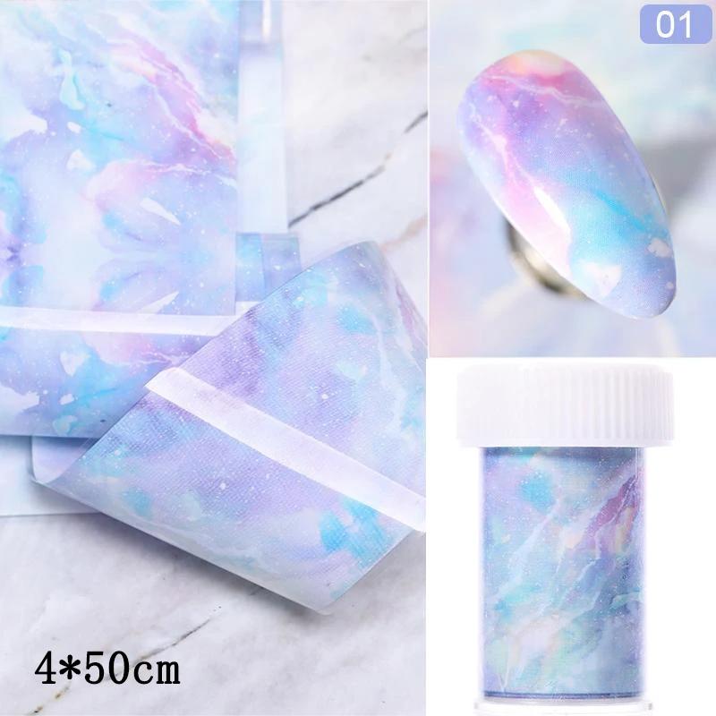 Nail Sticker Marble Pattern Nail Foil Nail Art Transfer Decals Slider Nail Water Decal Design Accessories Manicures Decorations