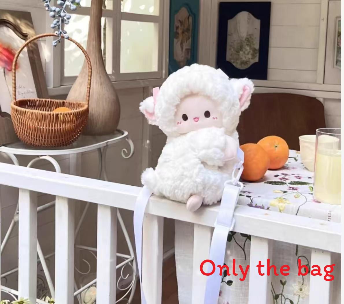 

Panda Plush Little Bag Doll With Earphones Raccoon Crossbody Bag Gift Present StyleK