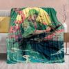 One Piece Anime Flannel Blanket - Soft Warm Perfect for Sofa, Bedding Camping Travel Office Home Decor 
