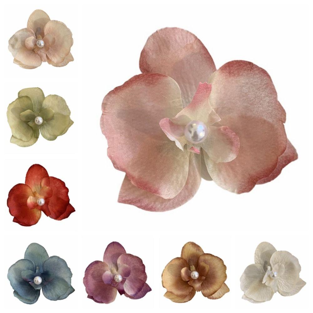 Pearl Butterfly Flower Hair Clip Butterfly Orchid Girl Hair Clip  Ladies/Girls