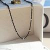 Women's Strap Square Pendant Chain Necklace