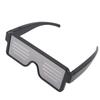Dynamic LED Glowing Glasses USB Rechargeable Light Up Glasses White Light with Flashing Neon 11 Patterns