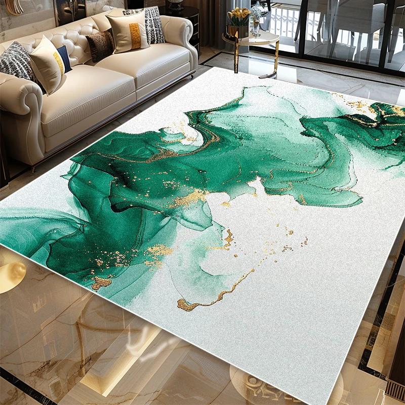 Nordic Marble Art Design Carpet Large Area Living Room Decoration Rug Non-slip Bedroom Lounge Rugs Washable Coffee Table Mat