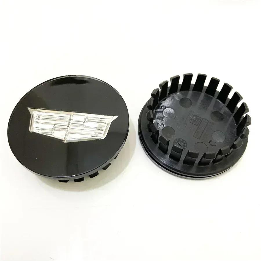 AABKH1 67mm Car Wheel Center Hub Cap Rim Cover Stickers for Cadillac CT4 CT5 GT4 STS SLS XLR SLR XT4 XT5 XT6 SRX XTS ELR BLS Escalade