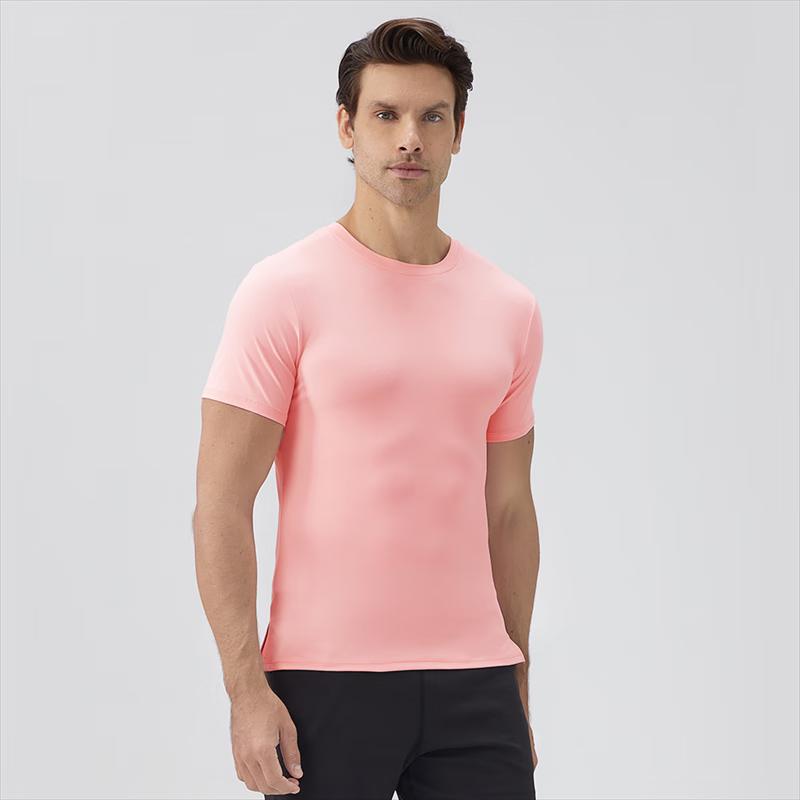 Men s Seamless Quick-Dry Performance T-Shirt 3XL