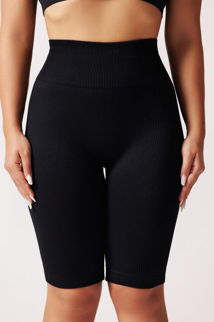 Laura Baldini High Waist Shorts Women Fashion Athletic Casual Black