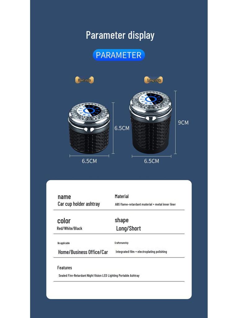 Illuminated Car Interior Accessory with Lid for Chery Exeed TXL, Lingyun Lanyue, TX Zhuifeng ETI Models