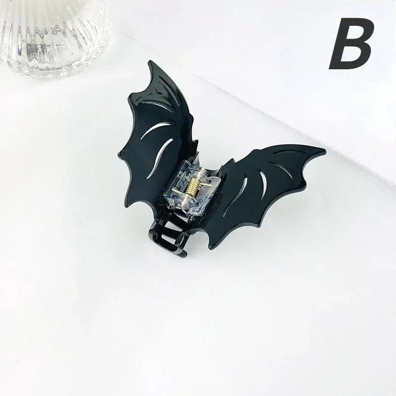 New Halloween Bat Hair Claw Clips for Women Girl Funny Hair Crab Shark Clip Butterfly Hairpin Lady Headdress Hair Accessories